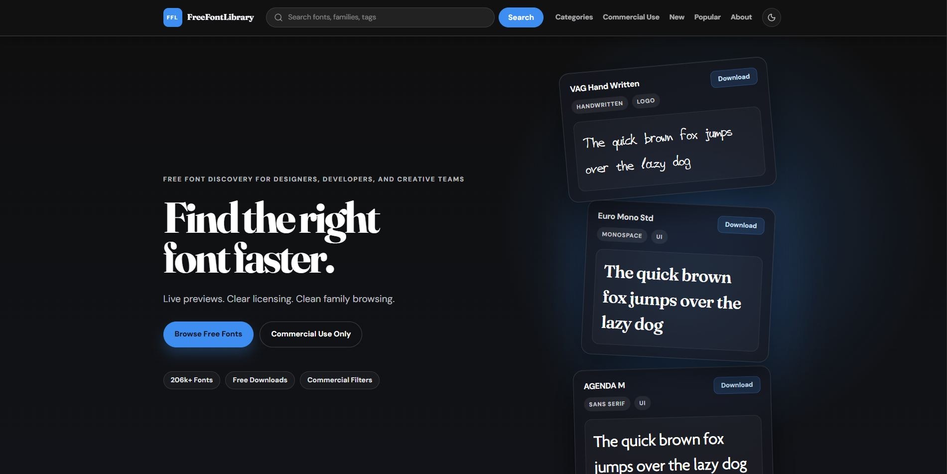 FreeFontLibrary.com gallery image