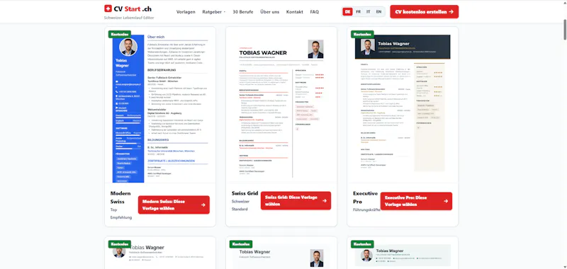 CVStart.ch screenshot 4