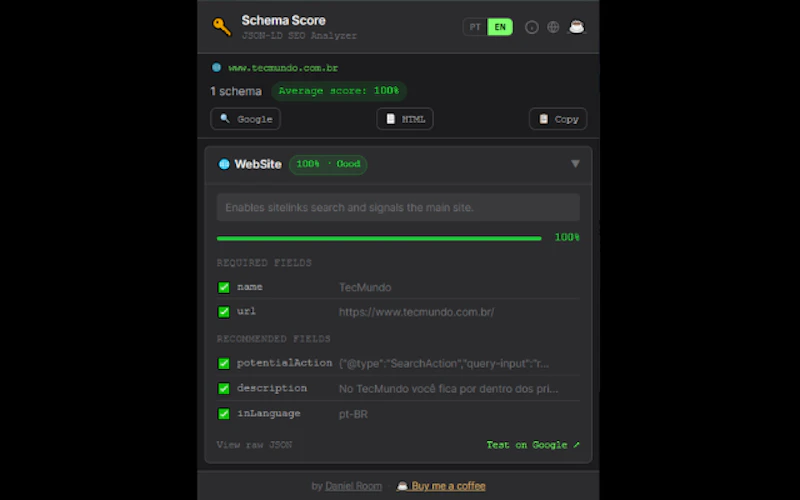 Schema Score screenshot 5