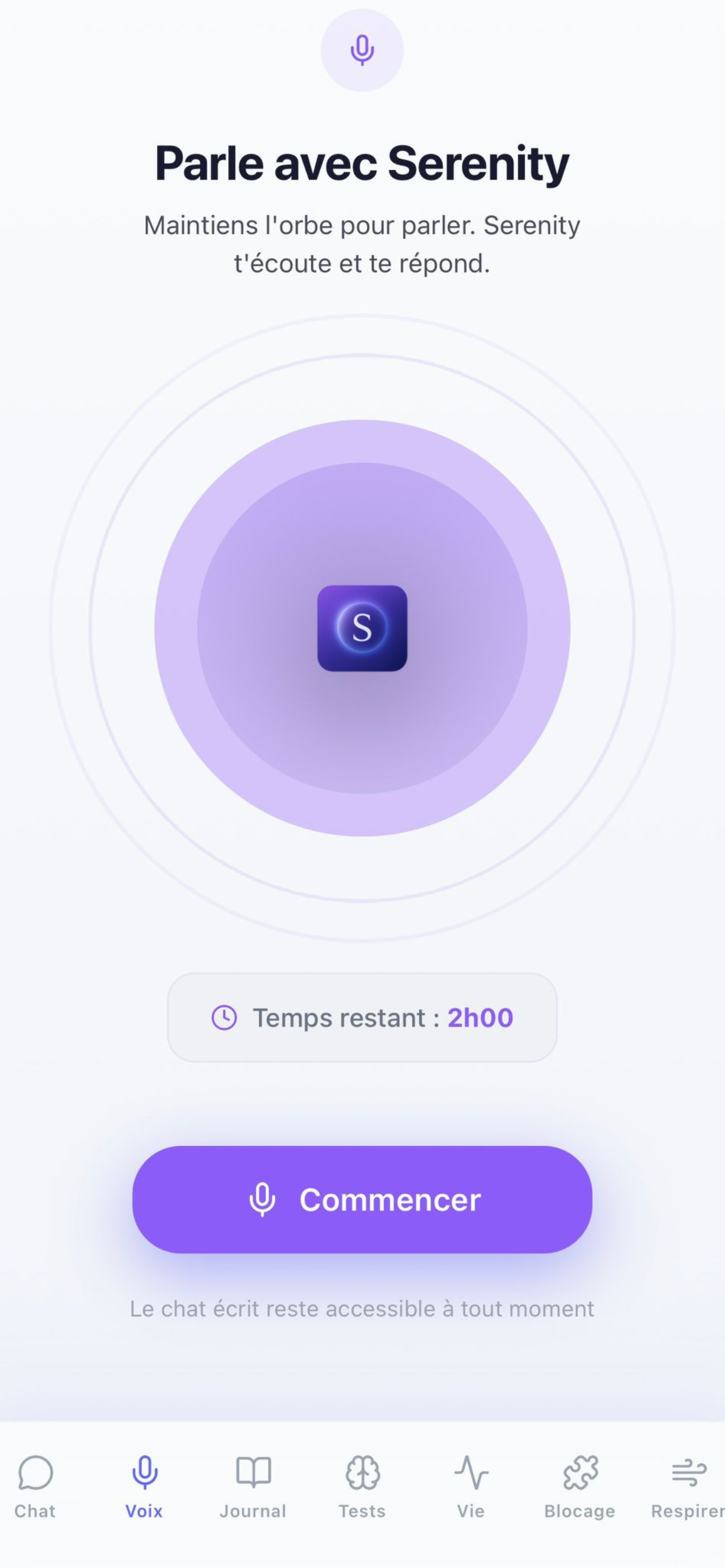 Serenity Mind - Screenshot 2 showing product features and functionality
