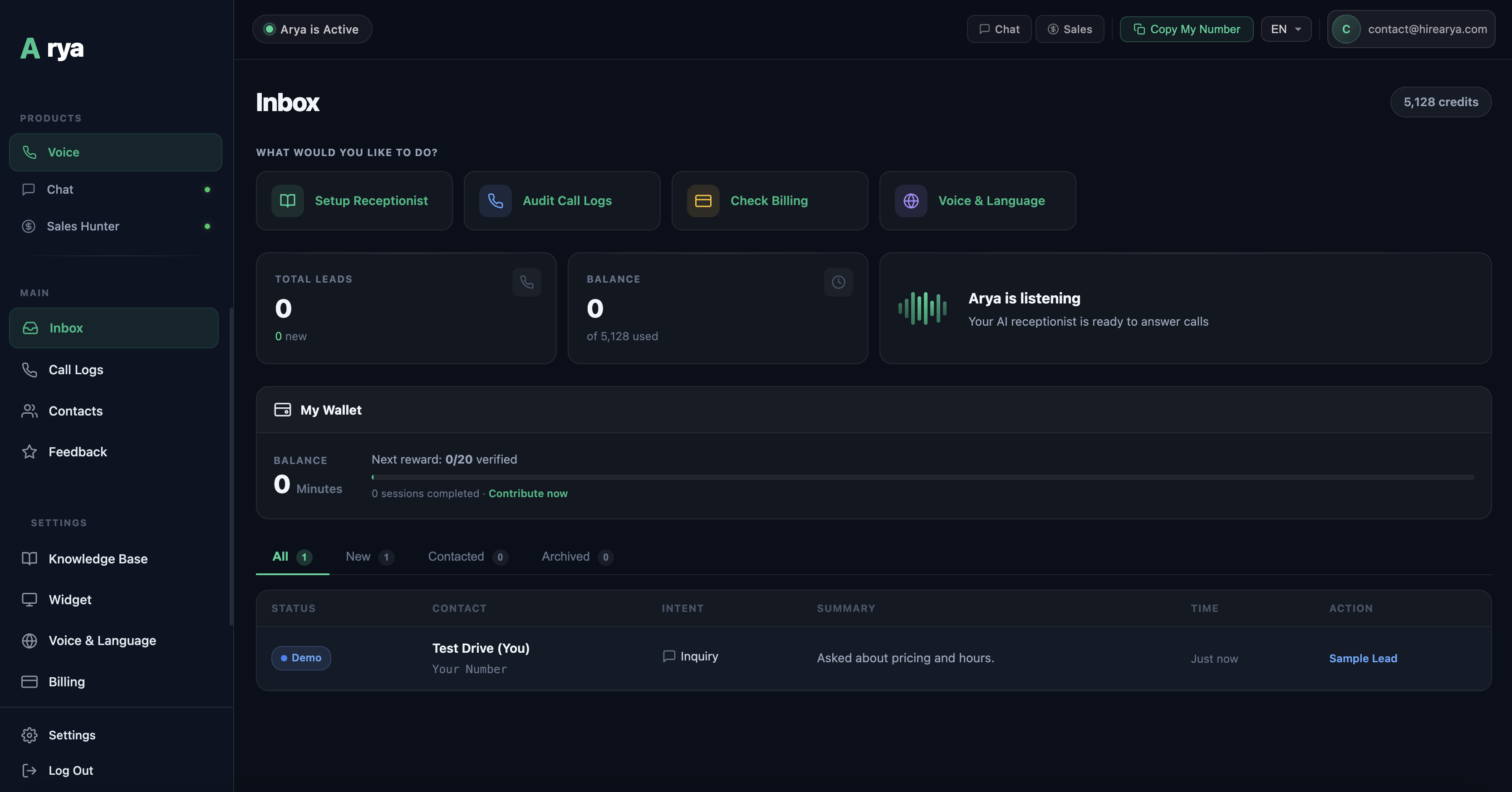 Arya— AI workforce for small businesses. gallery image