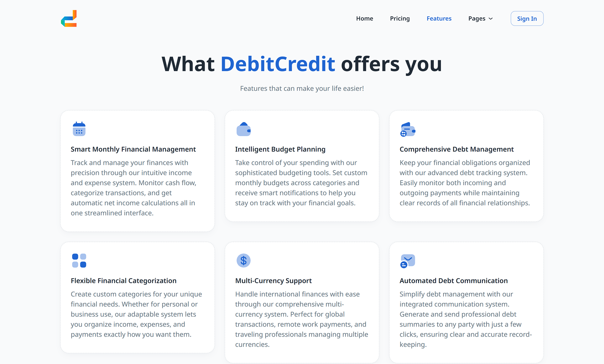 Debitcredit - आपकी व्यक्तिगत या छोटी टीम फाइनेंस और प्रोजेक्ट ट्रैकर मीडिया 3