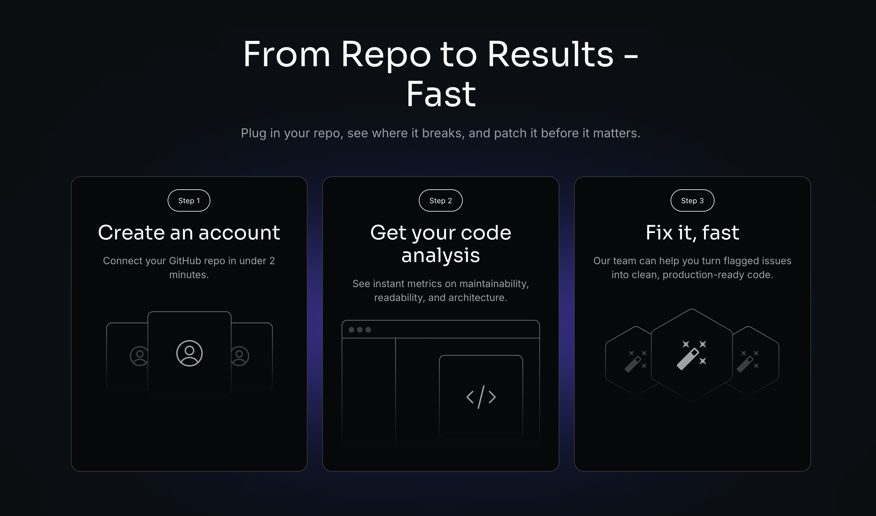 fixAIcode - Screenshot 3 showing product features and functionality
