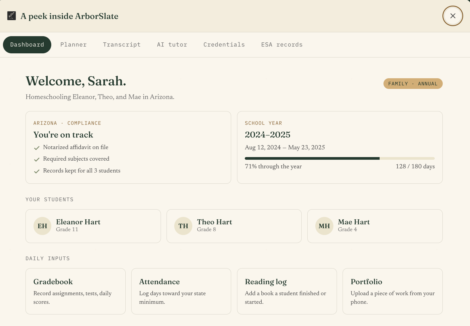 ArborSlate gallery image