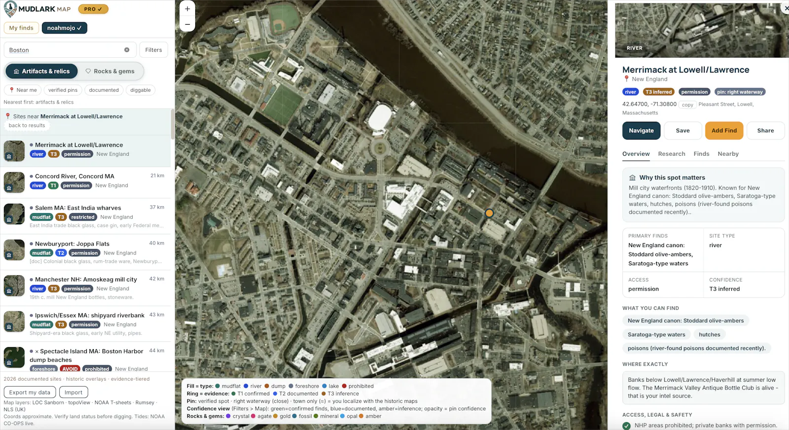 Mudlark Maps screenshot 2