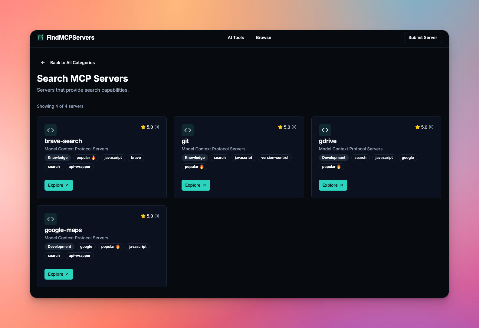 FindmcpServers - Directorio de MCP (protocolo de contexto modelo) media 3