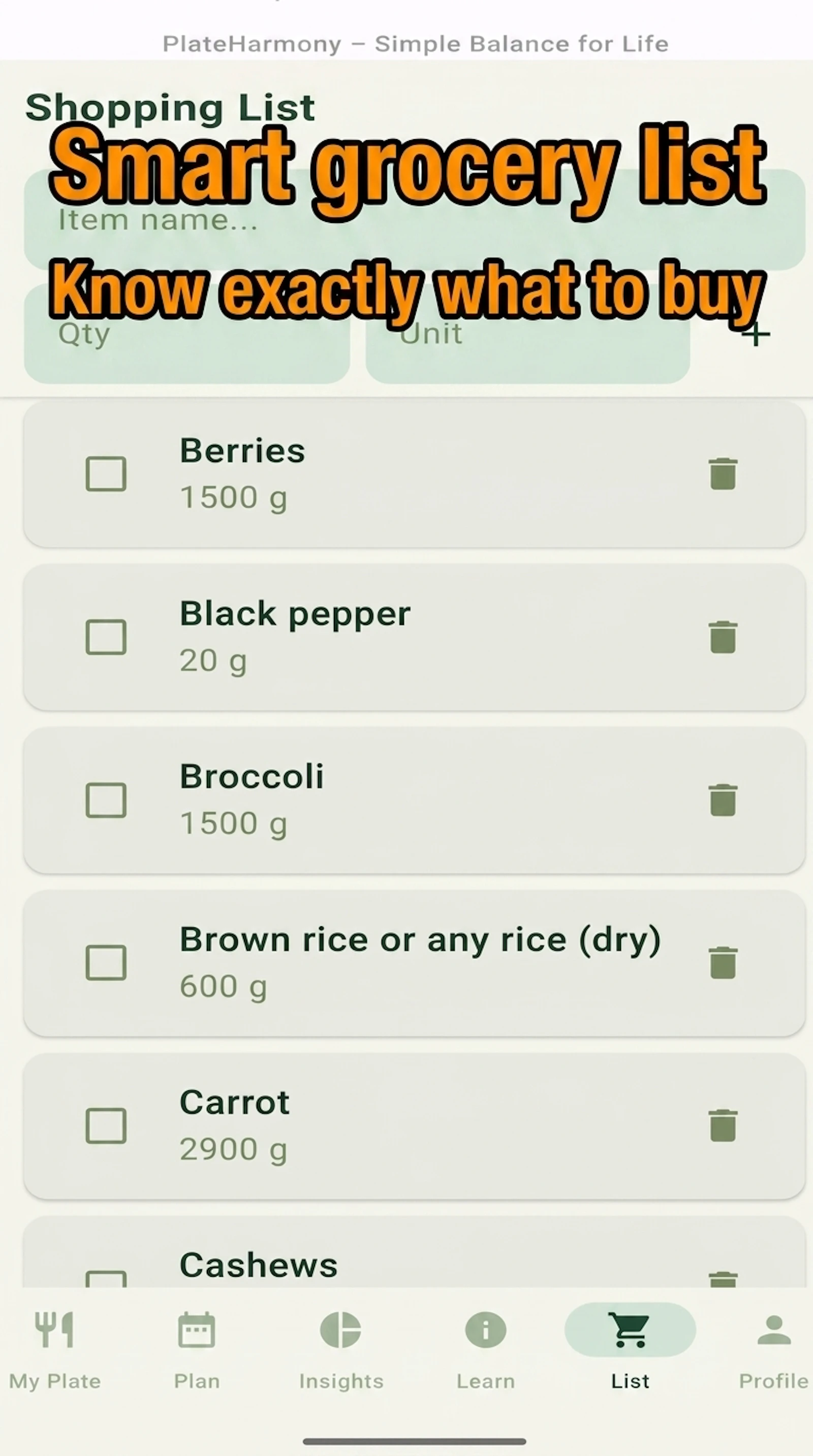 PlateHarmony: Healthy Eating screenshot 3