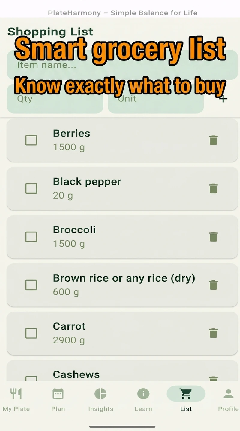 PlateHarmony: Healthy Eating screenshot 3