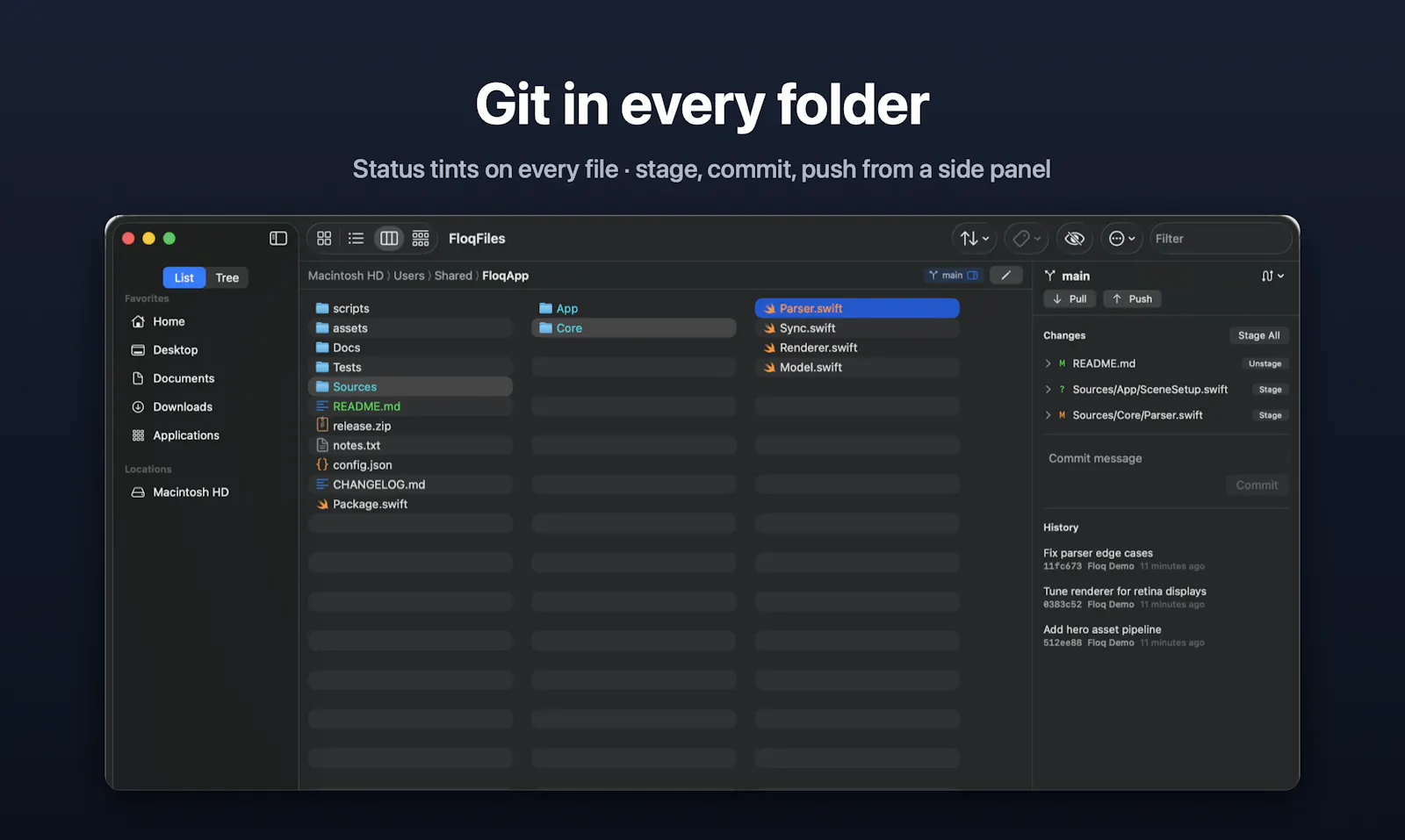 FloqFiles  screenshot 2