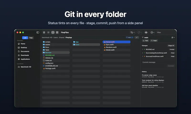 FloqFiles  screenshot 2