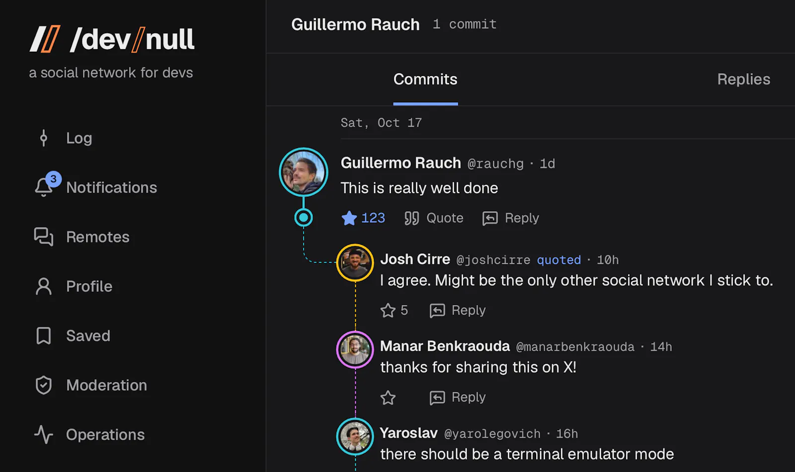 /dev/null screenshot 2