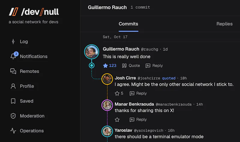 /dev/null screenshot 2