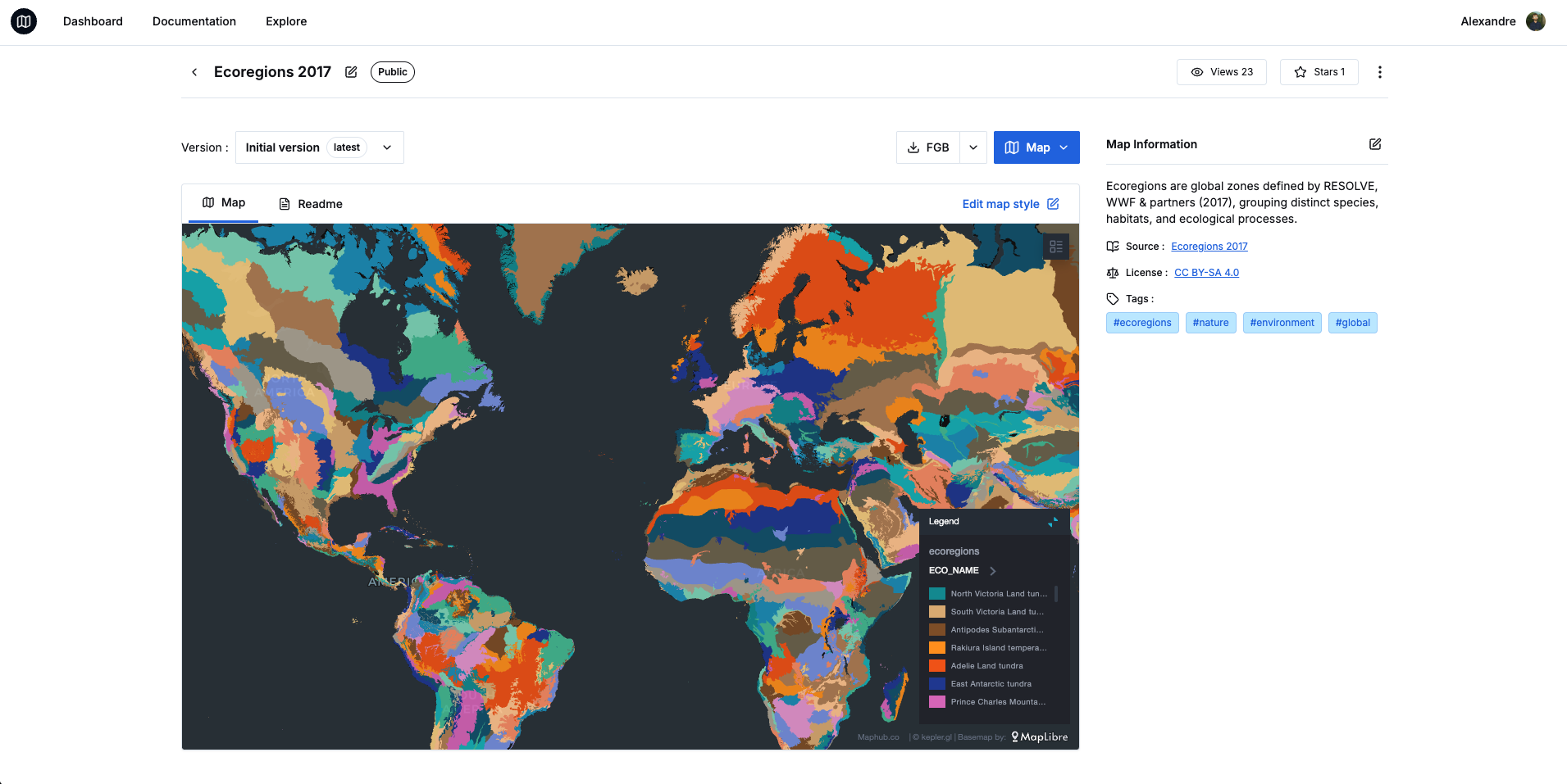 MapHub.co - Screenshot 3 showing product features and functionality