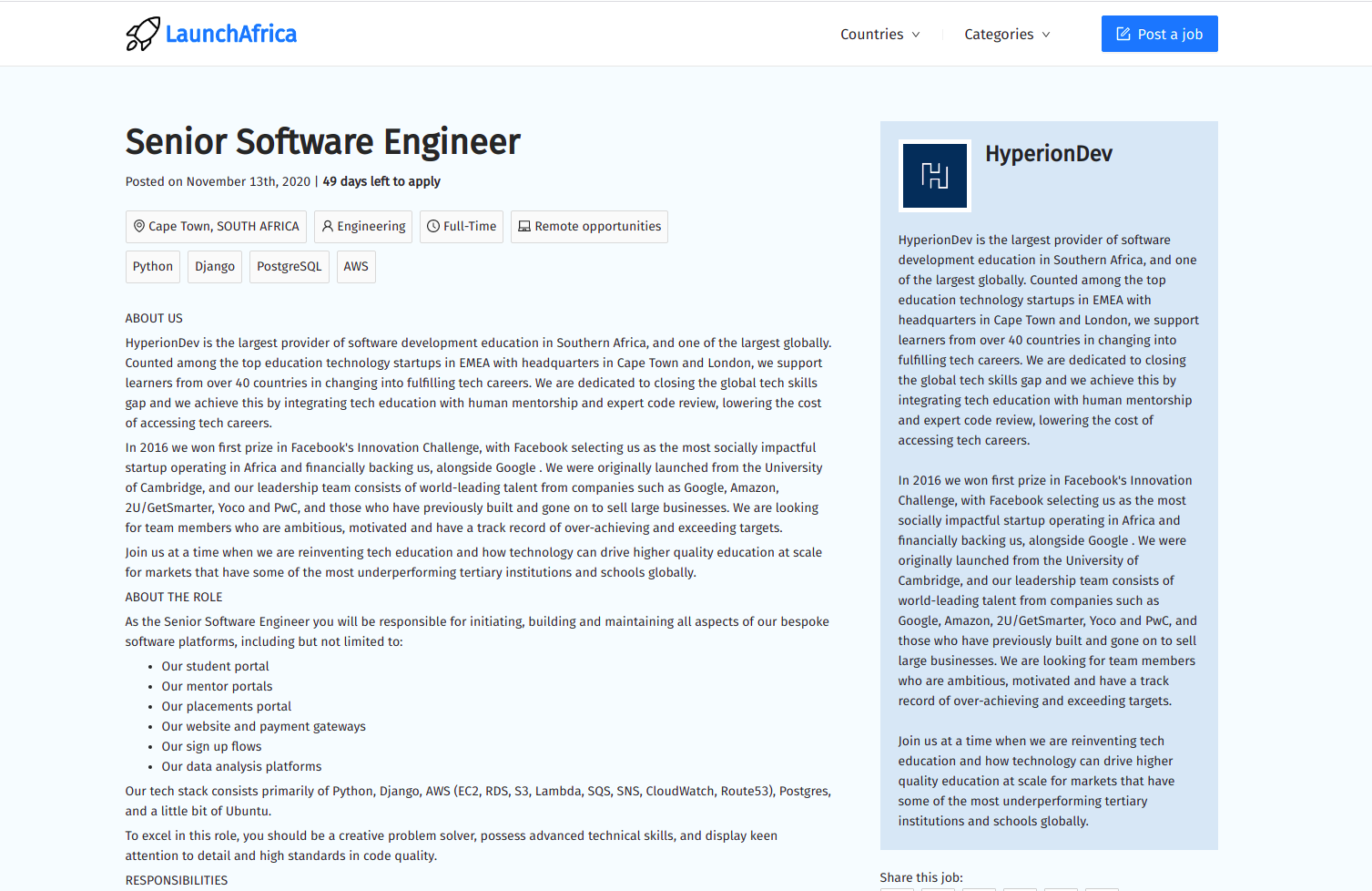 Launch Africa gallery image