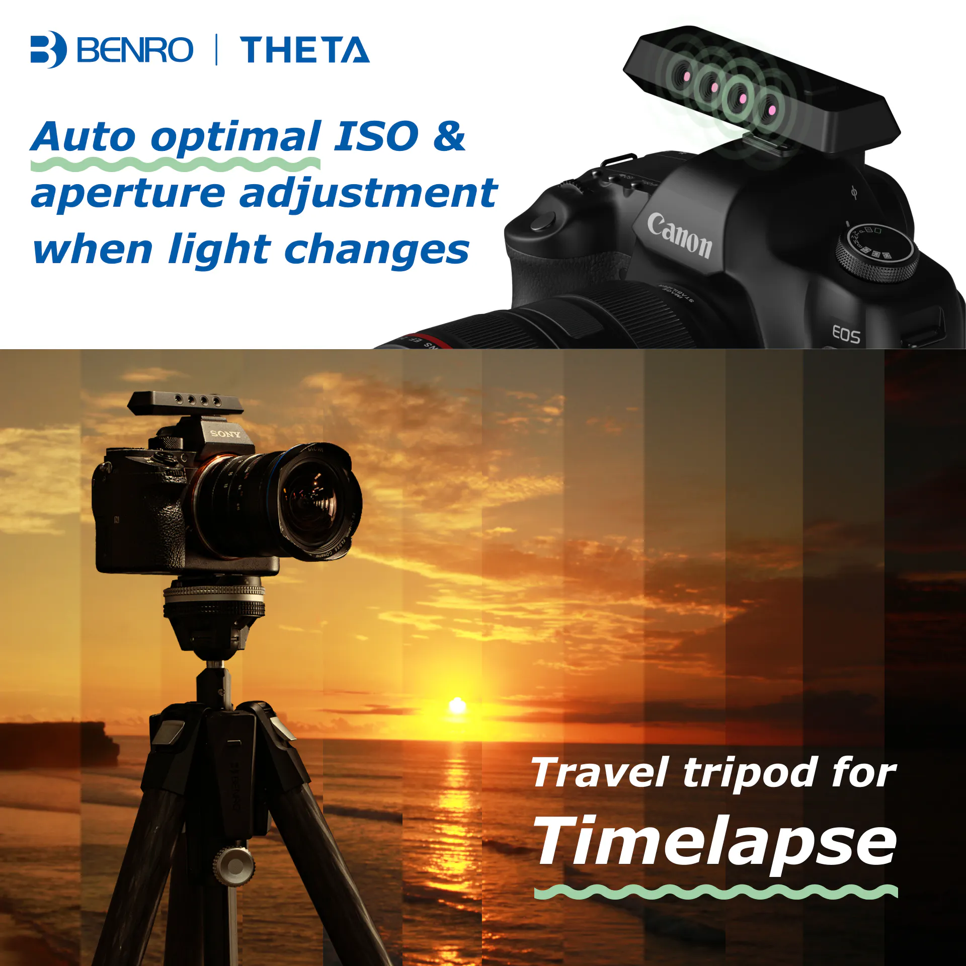 Benro Theta Auto-leveling Tripod gallery image