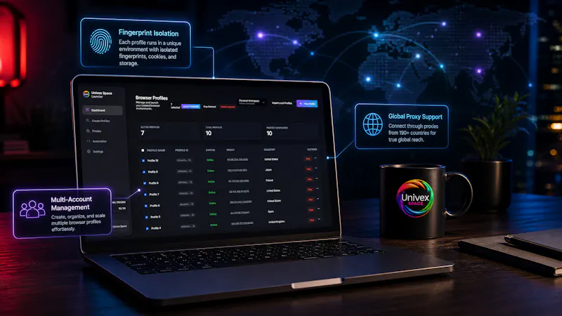 Univex Browser screenshot 3