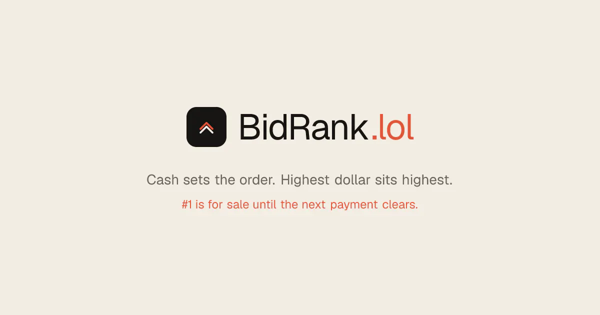 BidRank gallery image