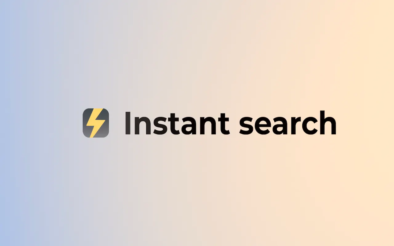 Instant Search gallery image