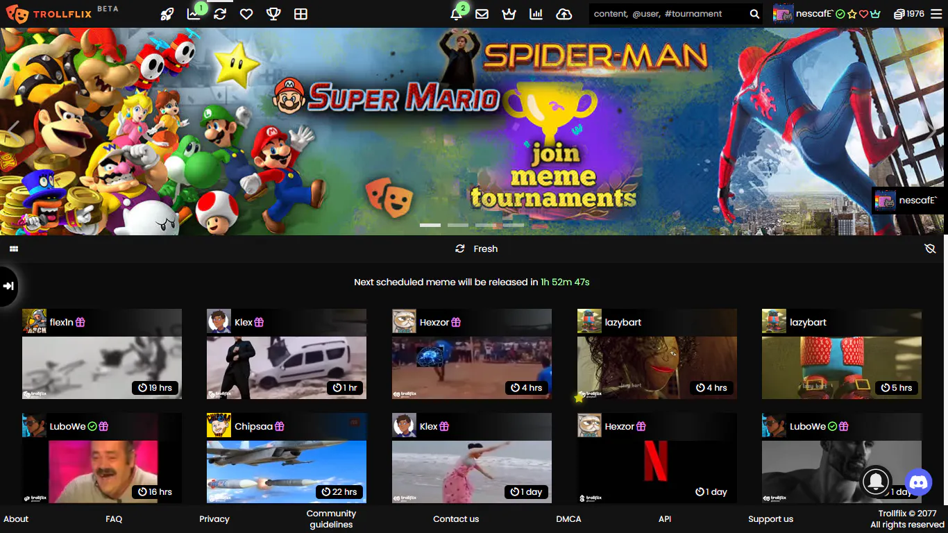 Trollflix - Social media platform gallery image