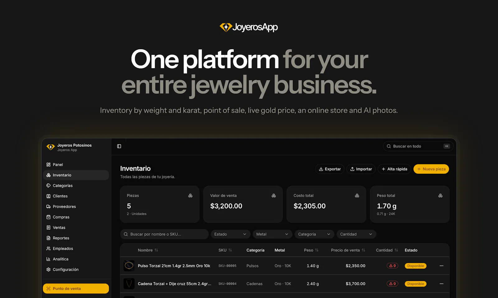 Joyeros App screenshot 1