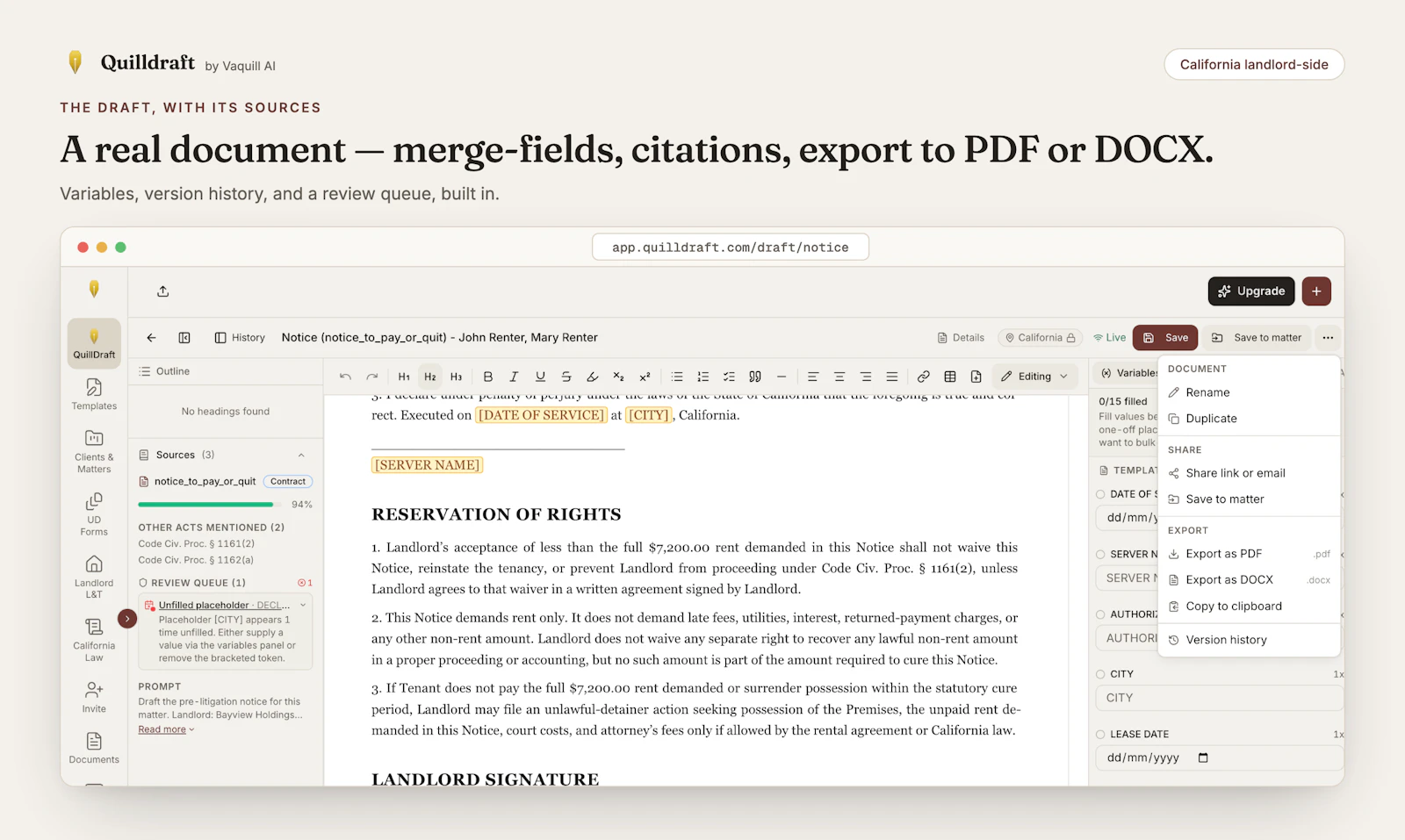 QuillDraft screenshot 7