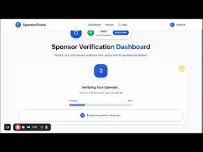 YouTube Sponsorship Verification gallery image