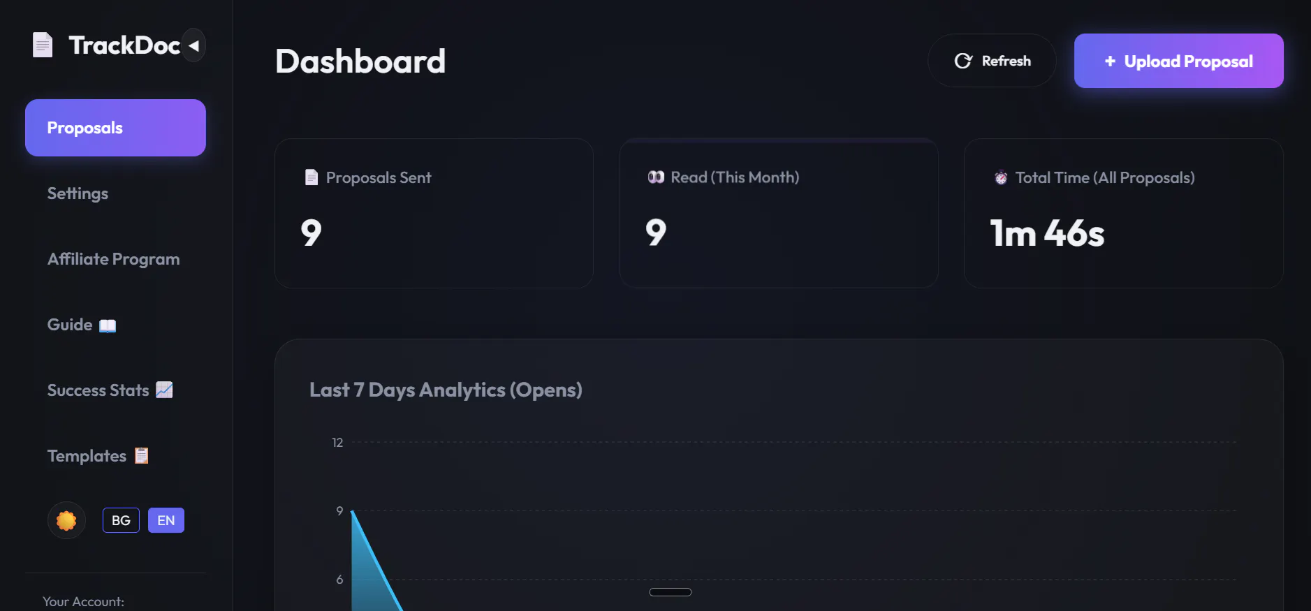 TrackDoc screenshot