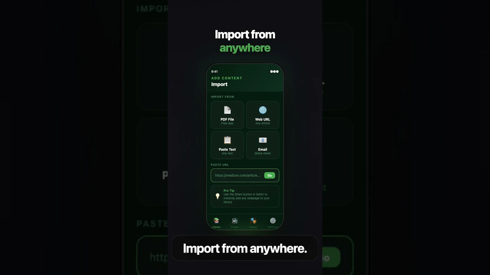 ReadAloud AI screenshot 1 (video preview)