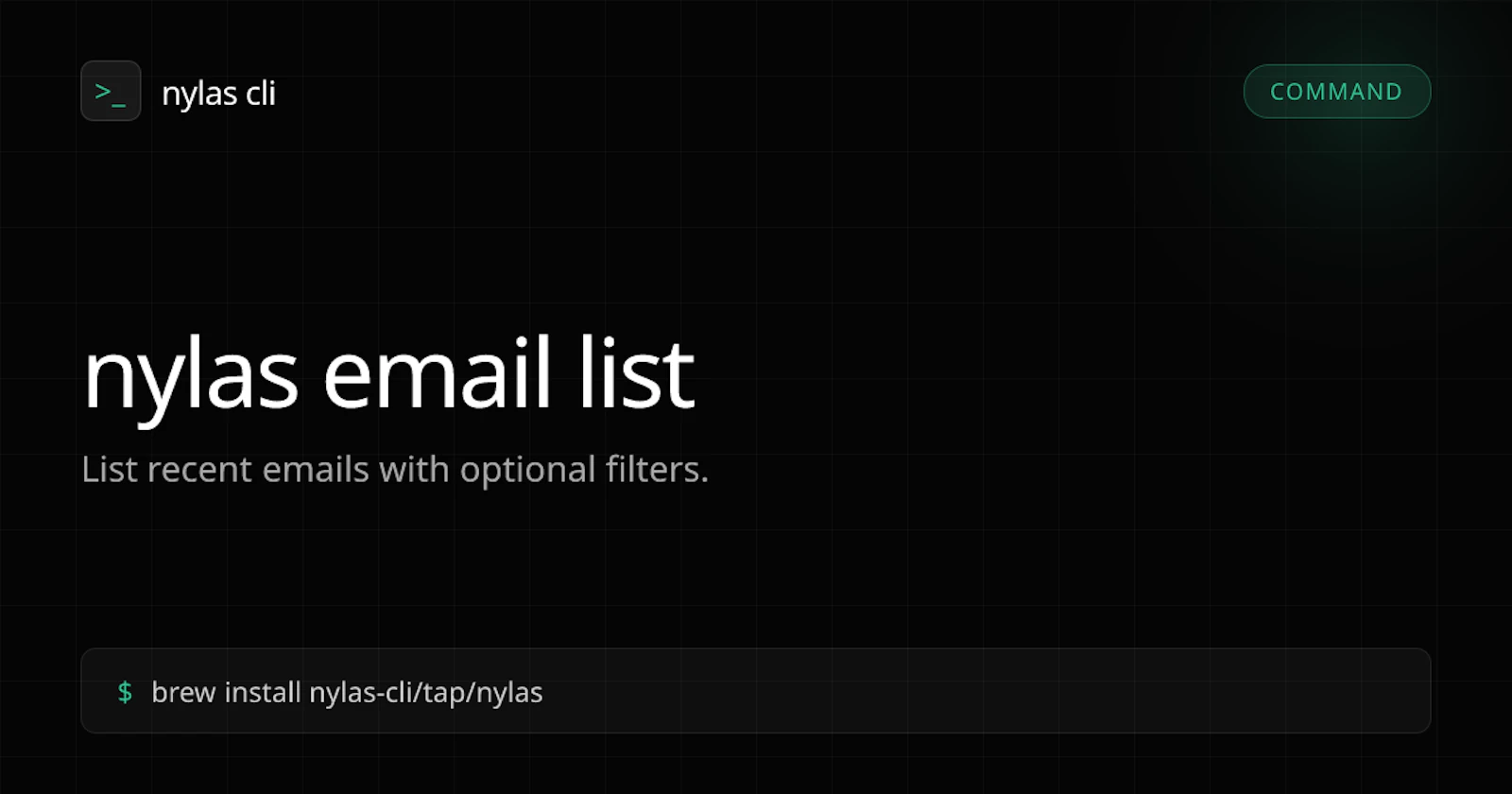 Nylas CLI screenshot 4