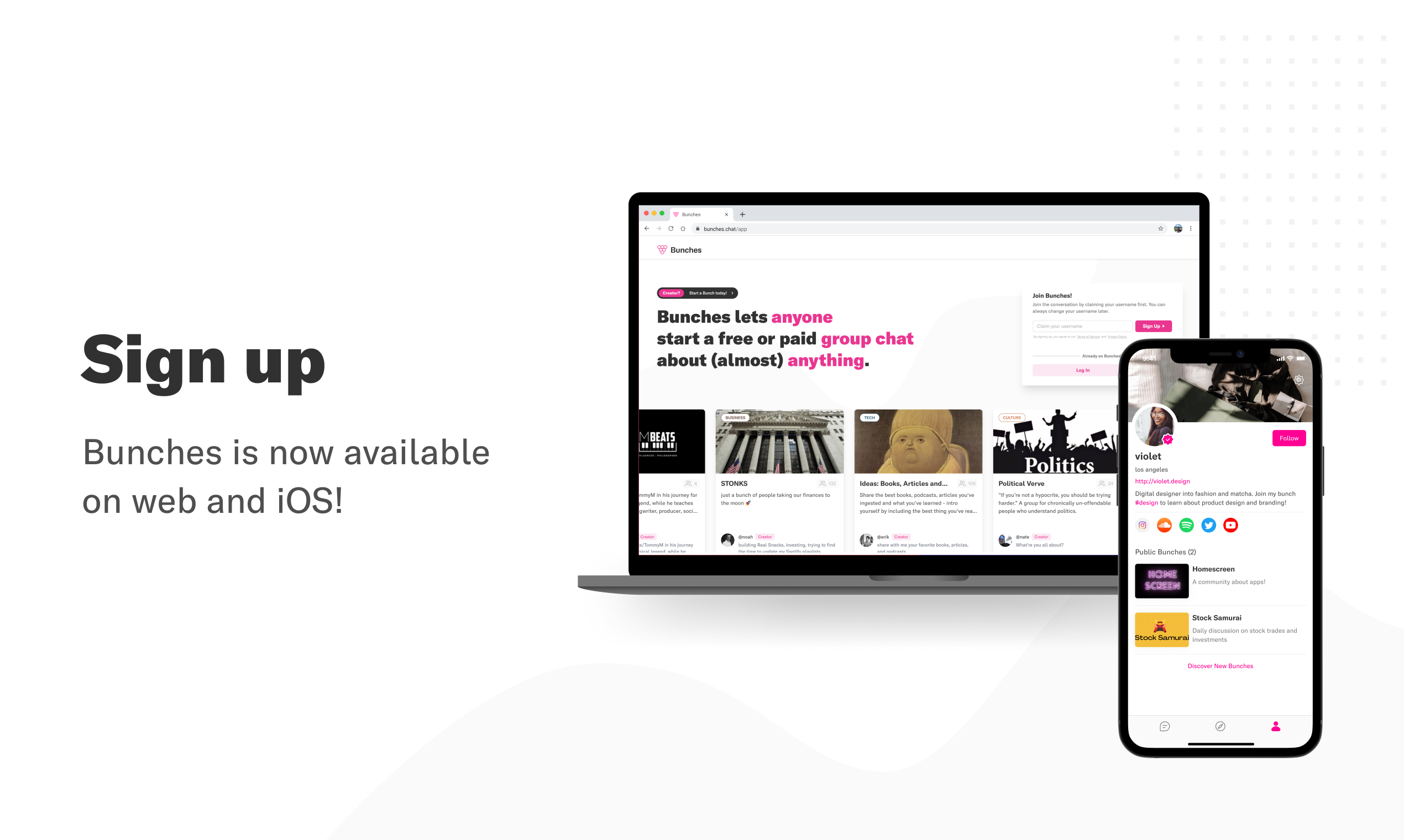 Bunches gallery image