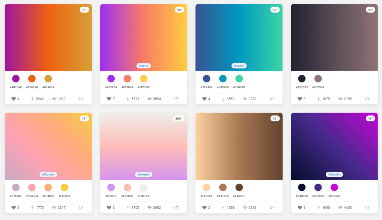 Gradients.app gallery image