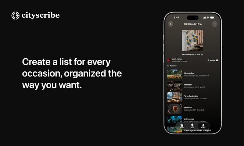Cityscribe screenshot 3