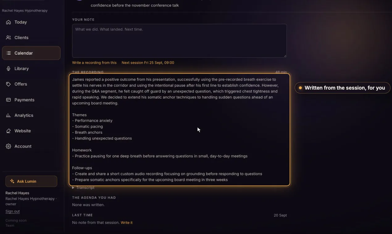 LuminCoach gallery image