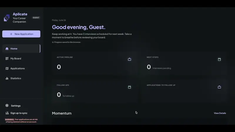 Aplicate screenshot 1 (video preview)