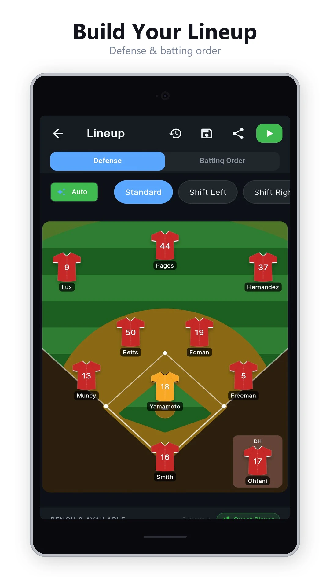 The Coach - Baseball Lineup screenshot 4