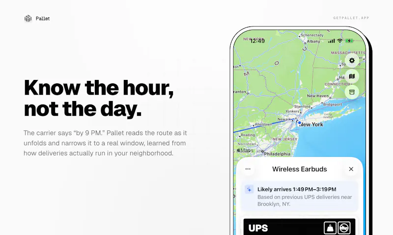 Pallet: Package Tracker screenshot 4