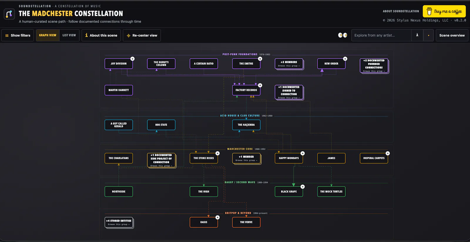 Soundstellation screenshot 2