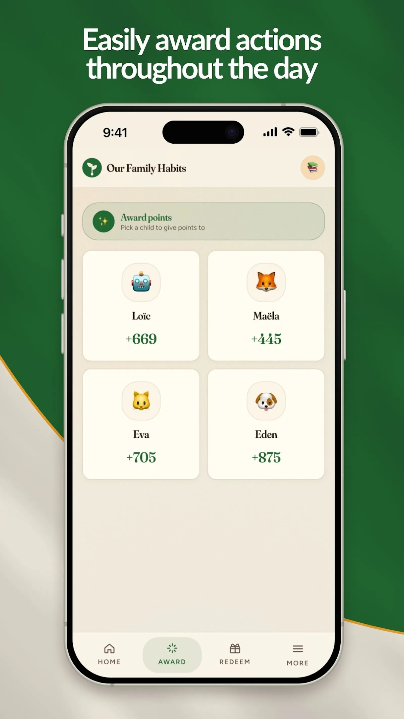 Our Family Habits App screenshot 5