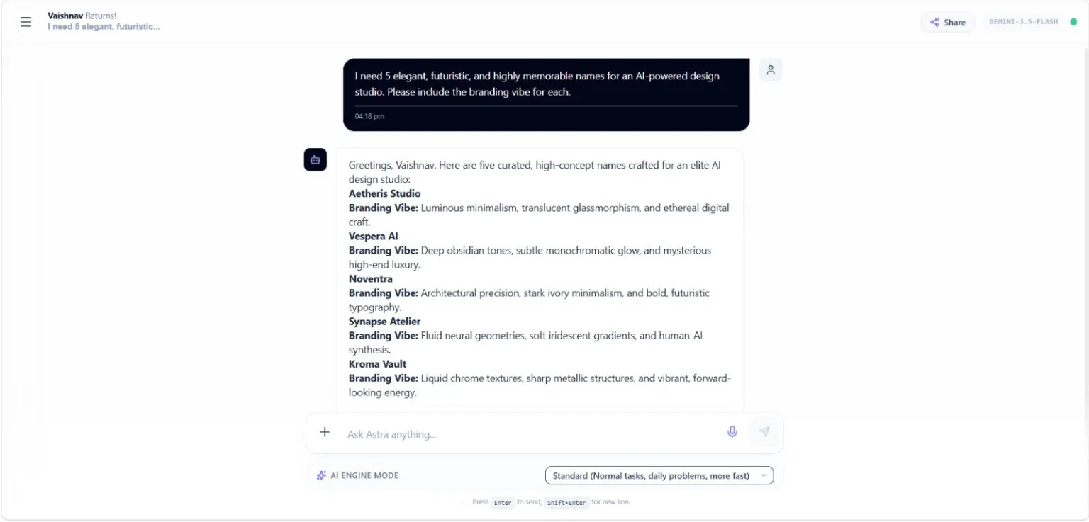 V Astra AI : Smart Assistant & Workspace gallery image