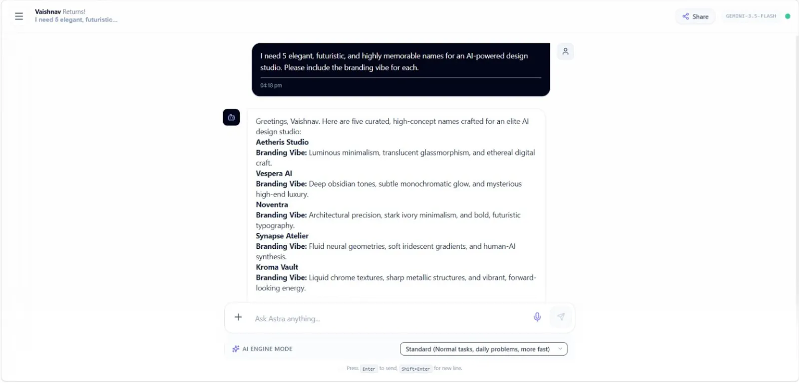 V Astra AI : Smart Assistant & Workspace screenshot 5