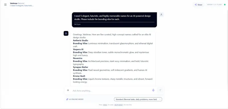 V Astra AI : Smart Assistant & Workspace screenshot 5