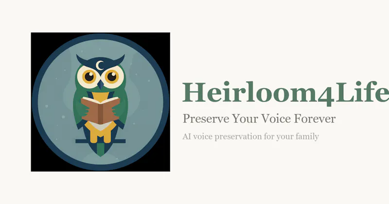 Heirloom4Life Preserve Your Voice Foreve screenshot 1