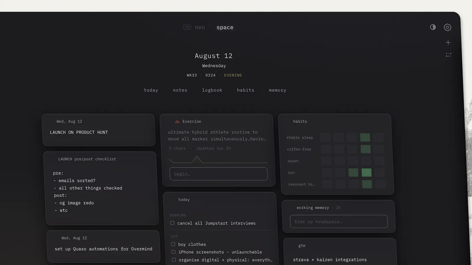 nenspace screenshot 2