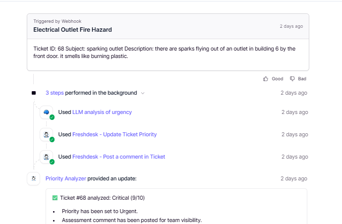 Ticket Priority Analyzer Agent gallery image