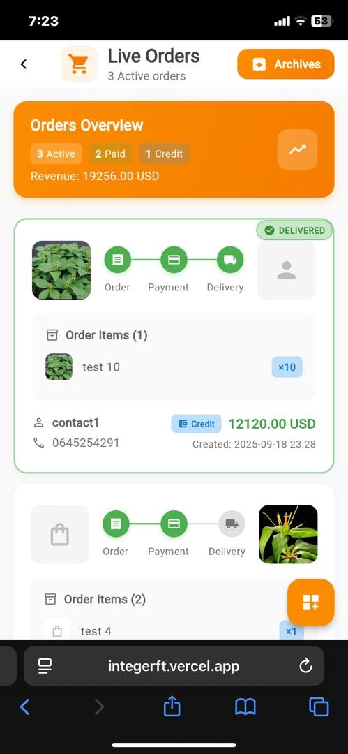 Integer - Screenshot 4 showing product features and functionality