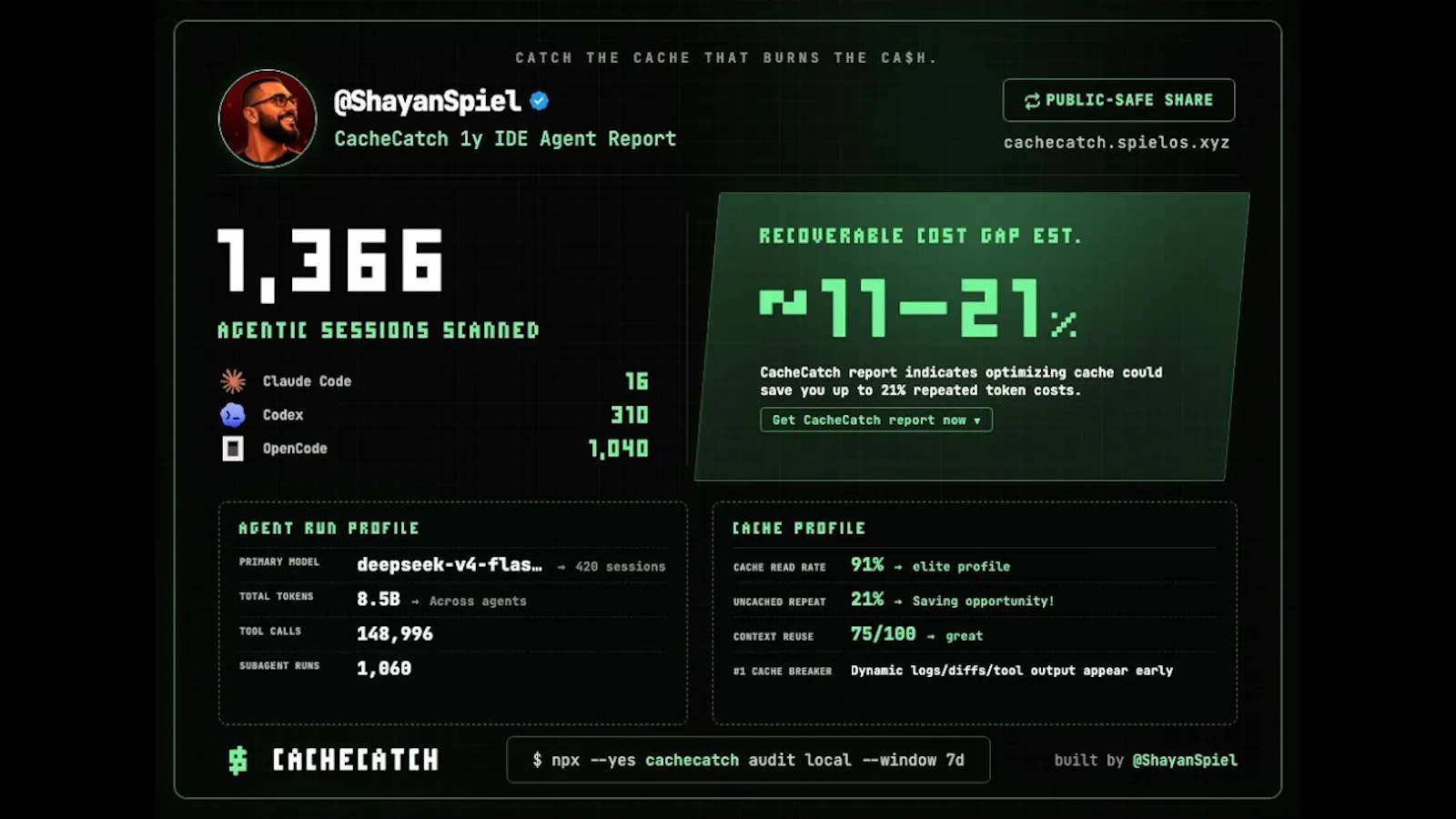 CacheCatch screenshot 1 (video preview)