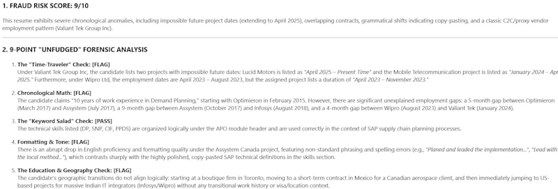 UnFudged AI - Resume Audit screenshot 1