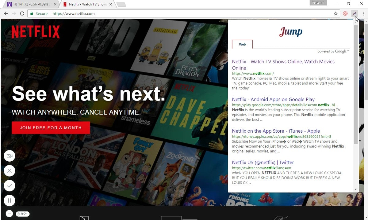 Jump Chrome Extension gallery image