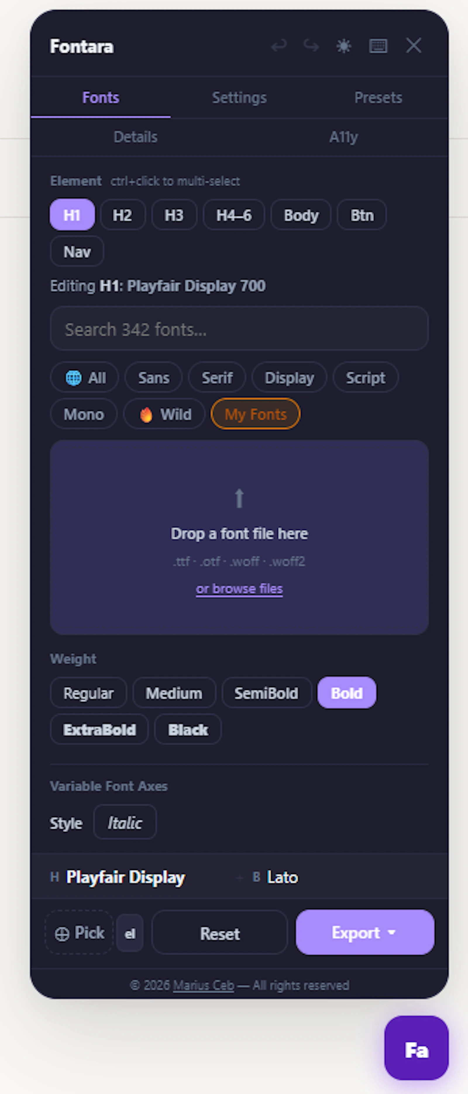 Fontara screenshot 5