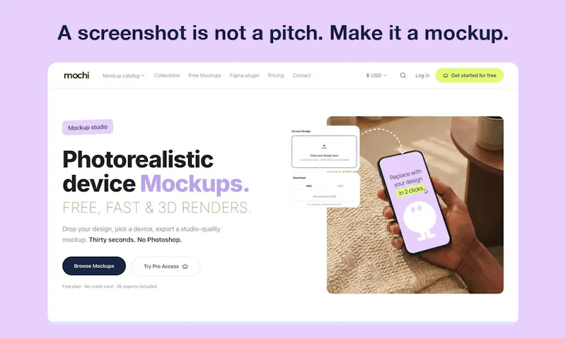 MochiMockup screenshot 1
